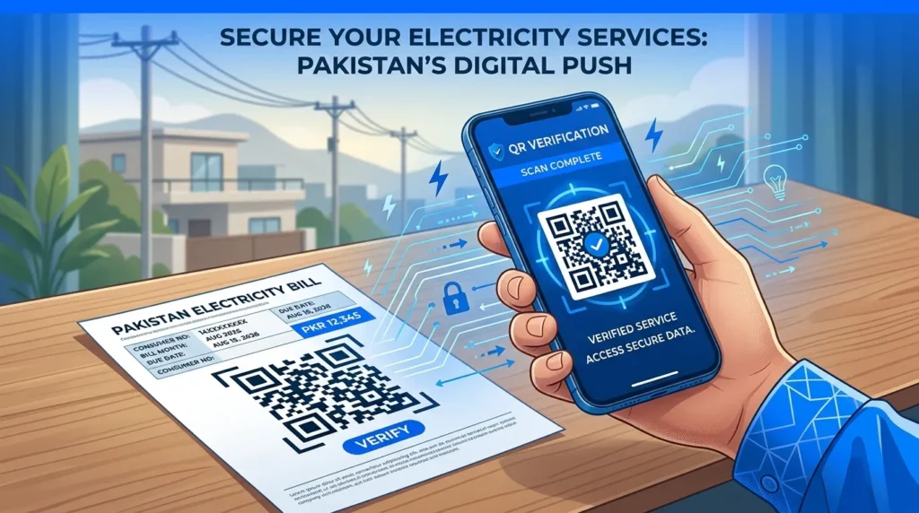 Scan QR Code on Electricity Bill