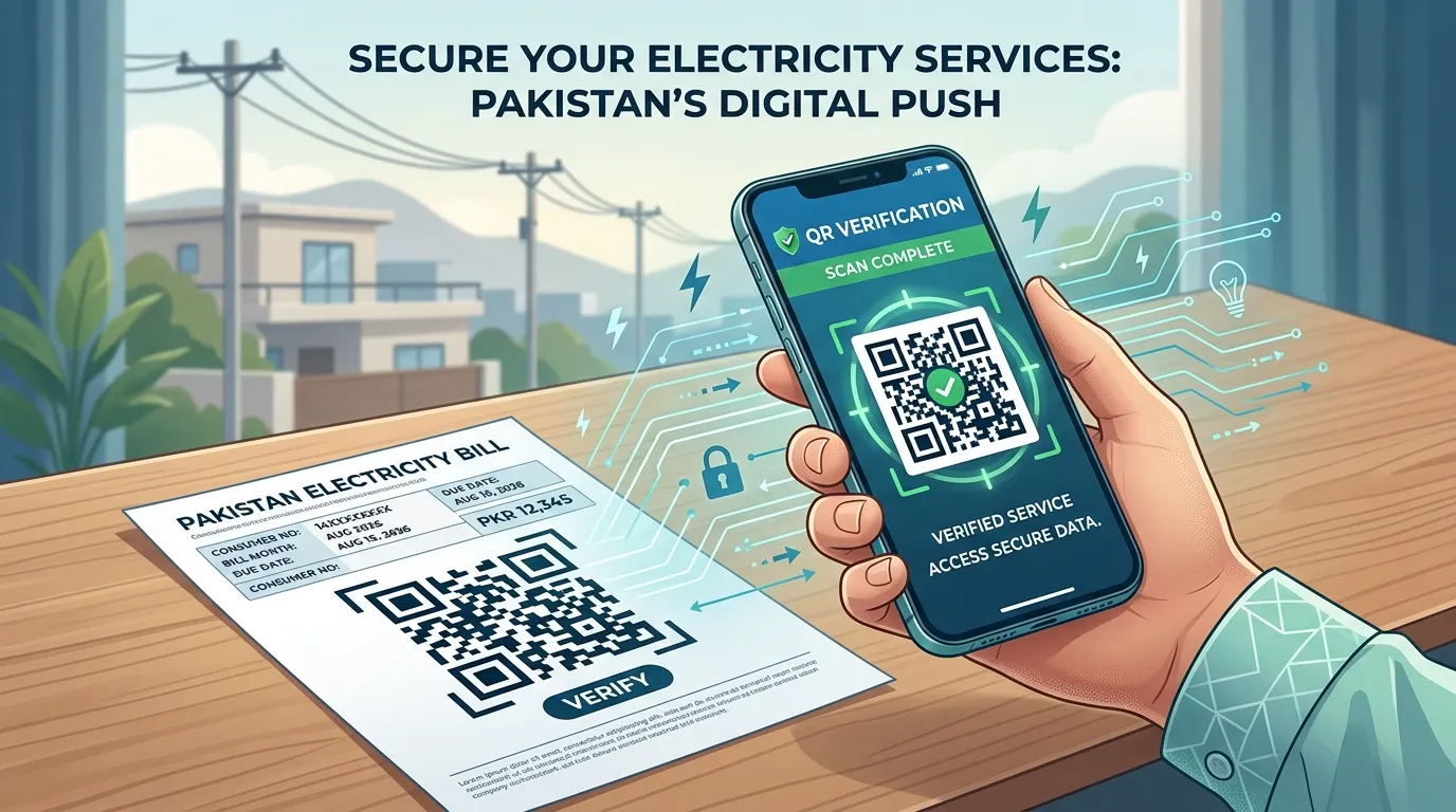 Scan QR Code on Electricity Bill